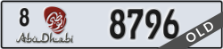 abu dhabi - code - 8 - number -8796
