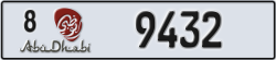 abu dhabi - code - 8 - number -9432