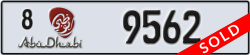 abu dhabi - code - 8 - number -9562