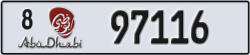 abu dhabi - code - 8 - number -97116