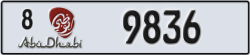 abu dhabi - code - 8 - number -9836