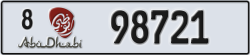 abu dhabi - code - 8 - number -98721
