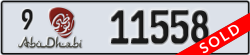 abu dhabi - code - 9 - number -11558