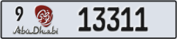 abu dhabi - code - 9 - number -13311