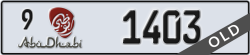 abu dhabi - code - 9 - number -1403