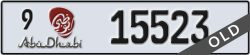 abu dhabi - code - 9 - number -15523
