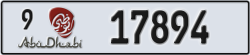 abu dhabi - code - 9 - number -17894