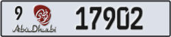 abu dhabi - code - 9 - number -17902