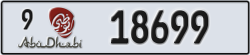 abu dhabi - code - 9 - number -18699