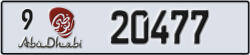 abu dhabi - code - 9 - number -20477