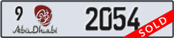 abu dhabi - code - 9 - number -2054