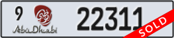 abu dhabi - code - 9 - number -22311