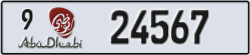 abu dhabi - code - 9 - number -24567