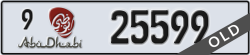 abu dhabi - code - 9 - number -25599