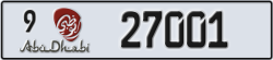 abu dhabi - code - 9 - number -27001