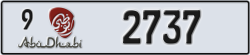 abu dhabi - code - 9 - number -2737