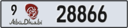abu dhabi - code - 9 - number -28866