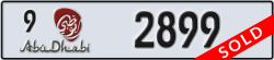 abu dhabi - code - 9 - number -2899