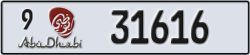 abu dhabi - code - 9 - number -31616