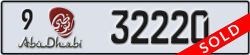 abu dhabi - code - 9 - number -32220