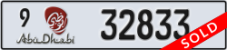 abu dhabi - code - 9 - number -32833