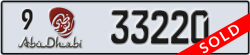 abu dhabi - code - 9 - number -33220