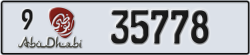 abu dhabi - code - 9 - number -35778