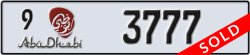 abu dhabi - code - 9 - number -3777