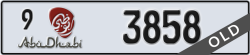 abu dhabi - code - 9 - number -3858