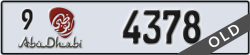 abu dhabi - code - 9 - number -4378