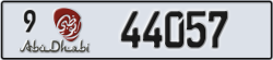 abu dhabi - code - 9 - number -44057