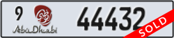 abu dhabi - code - 9 - number -44432
