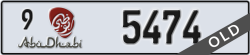 abu dhabi - code - 9 - number -5474