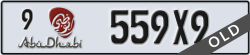 abu dhabi - code - 9 - number -559X9