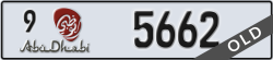 abu dhabi - code - 9 - number -5662