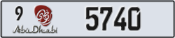 abu dhabi - code - 9 - number -5740