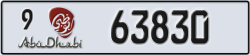 abu dhabi - code - 9 - number -63830