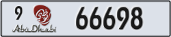 abu dhabi - code - 9 - number -66698