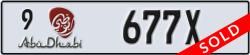 abu dhabi - code - 9 - number -677X
