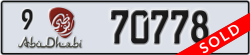 abu dhabi - code - 9 - number -70778