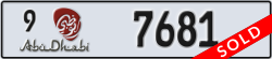 abu dhabi - code - 9 - number -7681
