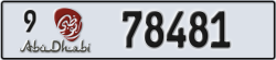 abu dhabi - code - 9 - number -78481