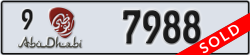 abu dhabi - code - 9 - number -7988