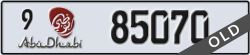 abu dhabi - code - 9 - number -85070