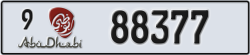 abu dhabi - code - 9 - number -88377