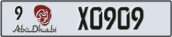 abu dhabi - code - 9 - number -X0909
