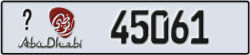 abu dhabi - code - _ - number -45061