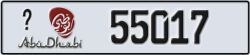 abu dhabi - code - _ - number -55017