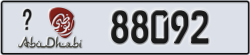 abu dhabi - code - _ - number -88092