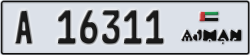 ajman - code - A - number -16232